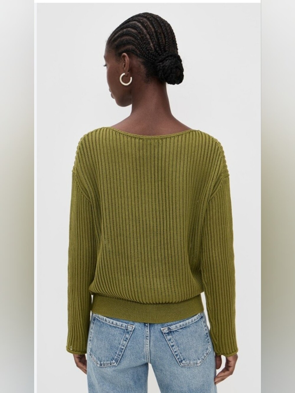 NWT Theory Easy Open Neck Pullover Sweater. Sizes M, L - Picture 3 of 13